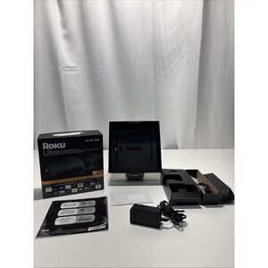 Roku Ultra 4670X HD 4K HDR Streaming Player Device Power Supply‎ Headphones Only